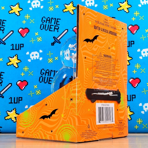 Disney Nightmare Before Christmas Zero & Jack 7.5" Light Up Musical & Waterglobe - Picture 4 of 10